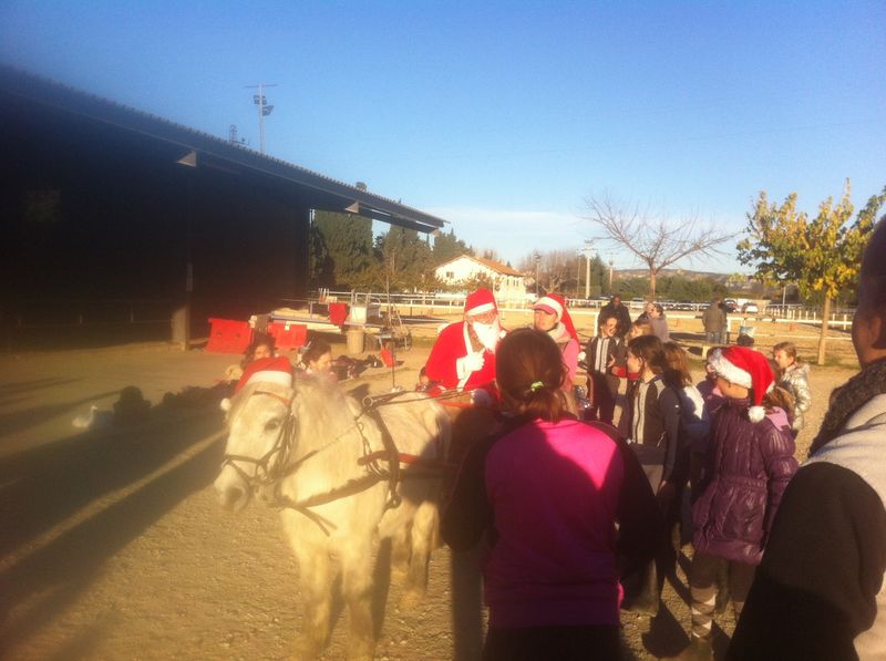 pere noel ecuries du mas neuf 13300 salonde provence paca